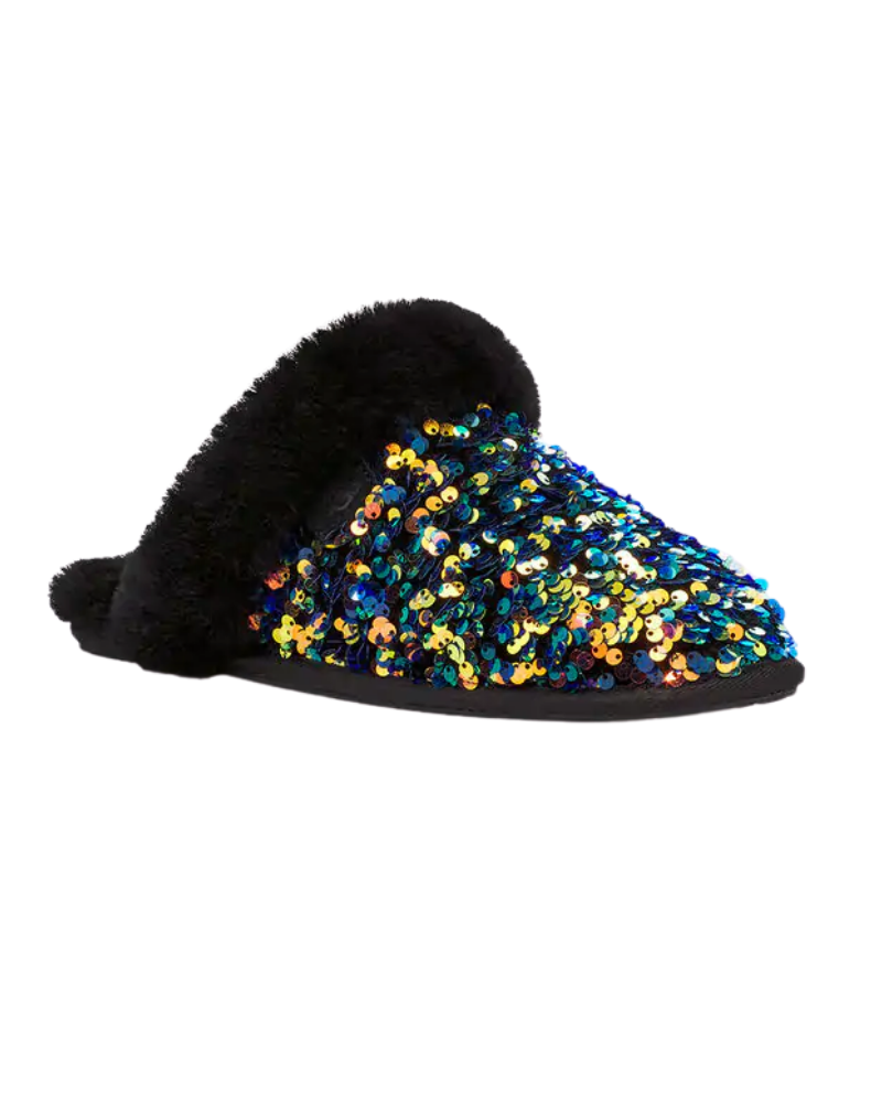 Ugg sequin discount bow slippers